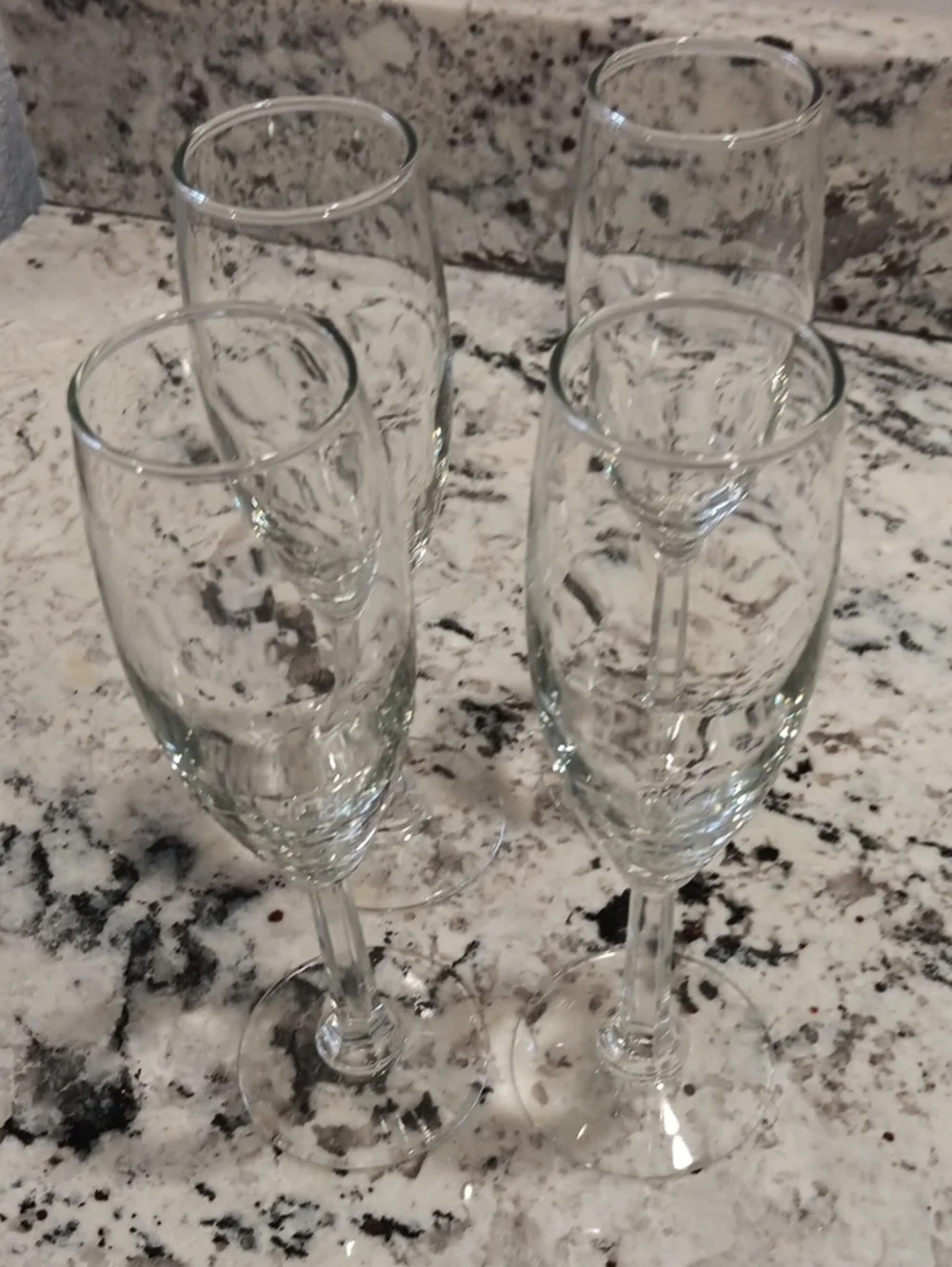 4 Vintage Cristal D'Arques Glasses